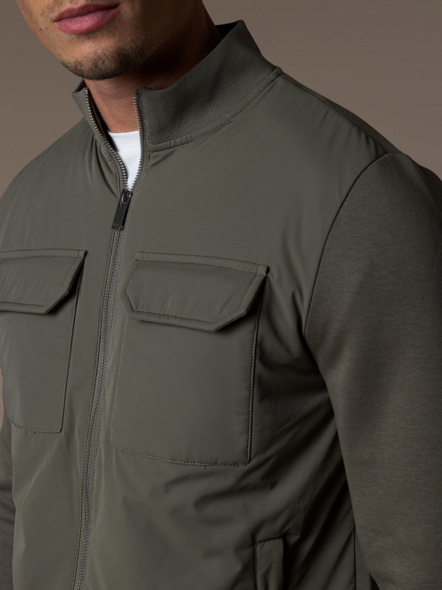 Hybrid Jacket - Taupe