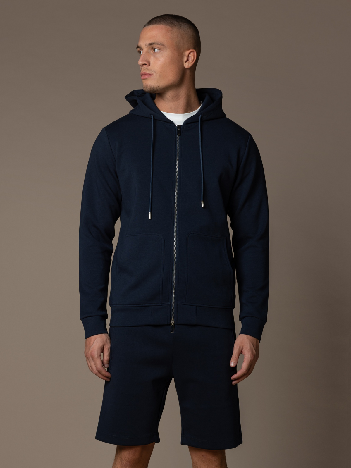 Interlock Flow Short Set - Navy