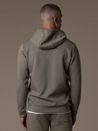 Interlock Flow Zip Hoodie - Taupe
