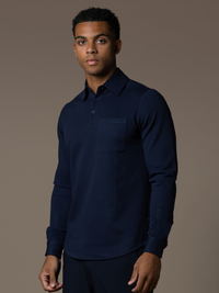 Como Longsleeve Polo - Navy