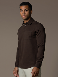 Como Longsleeve Polo - Brown