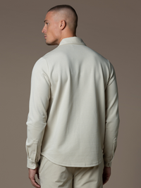 Como Longsleeve Polo - Light Beige