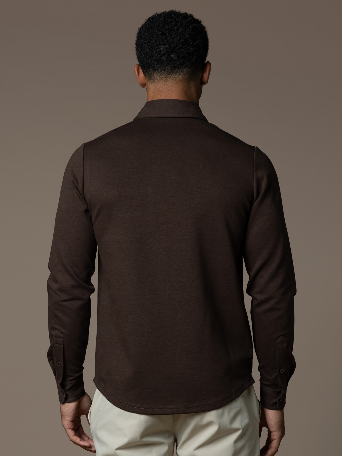 Como Longsleeve Polo - Brown