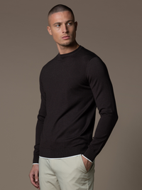Lino Knit Crewneck - Brown