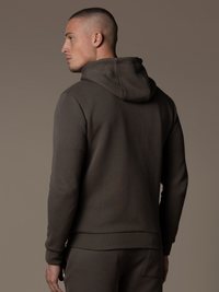 Hybrid Quilted Windbreaker - Brown
