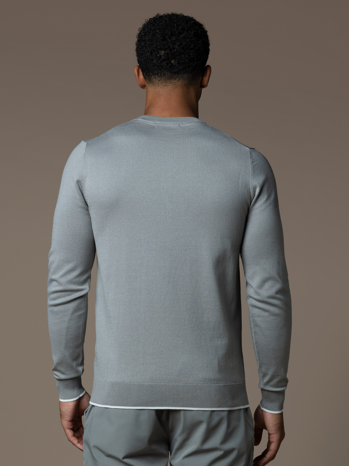 Lino Knit Crewneck - Grey