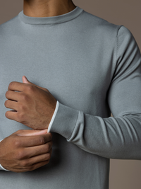 Lino Knit Crewneck - Grey