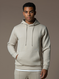 Essential Interlock Hoodie - Beige