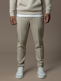 Essential Interlock Jogger - Beige