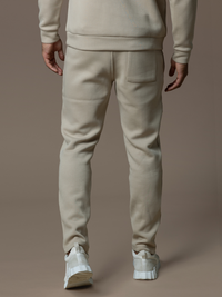 Essential Interlock Jogger - Beige