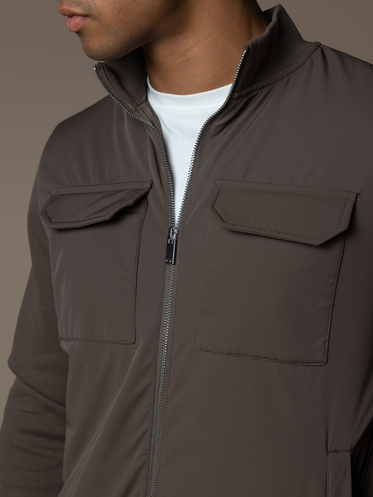 Hybrid Jacket - Brown
