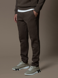 Essential Interlock Jogger - Brown