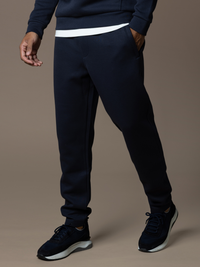 Essential Interlock Jogger - Navy