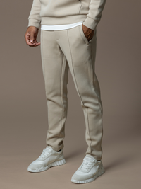 Essential Interlock Jogger - Beige