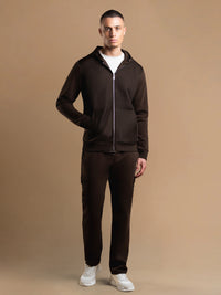 Hybrid Flow Windbreaker - Brown