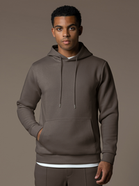 Essential Interlock Hoodie - Taupe