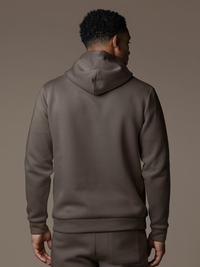 Essential Interlock Hoodie - Taupe