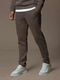 Essential Interlock Jogger - Taupe