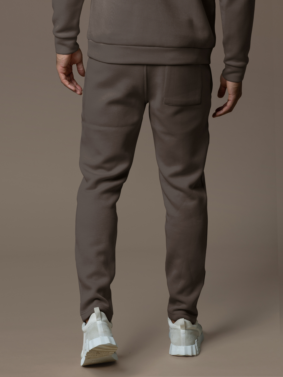 Essential Interlock Jogger - Taupe