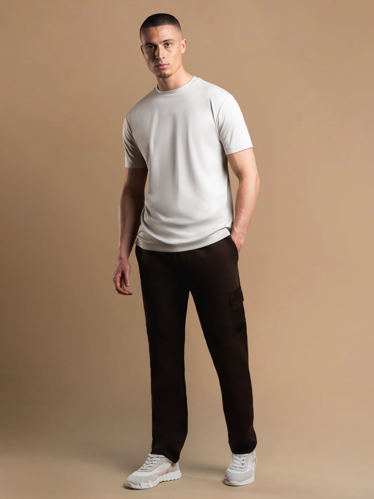 Hybrid Flow Cargo Jogger - Brown