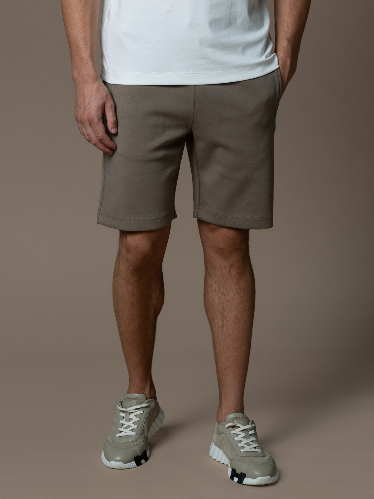 Interlock Flow Short - Taupe