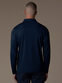 Lux Longsleeve Polo - Navy