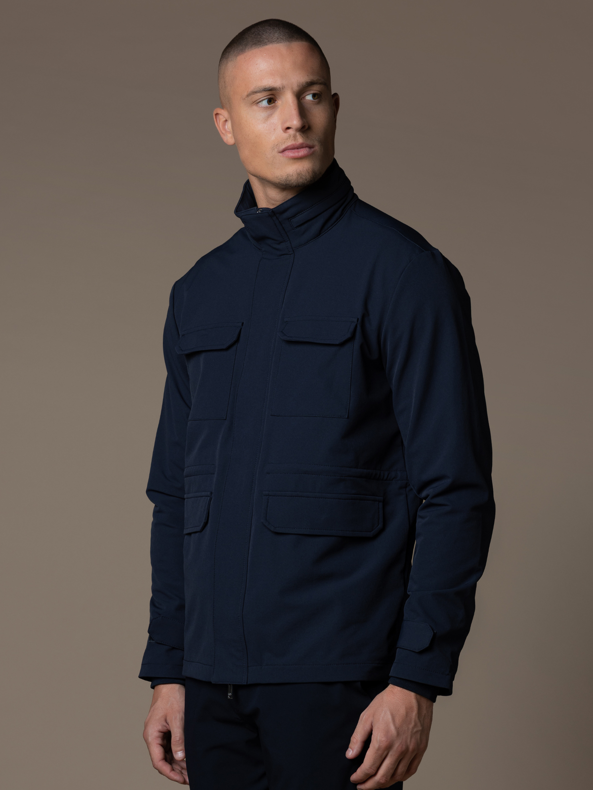 Tech Field Jacket - Navy
