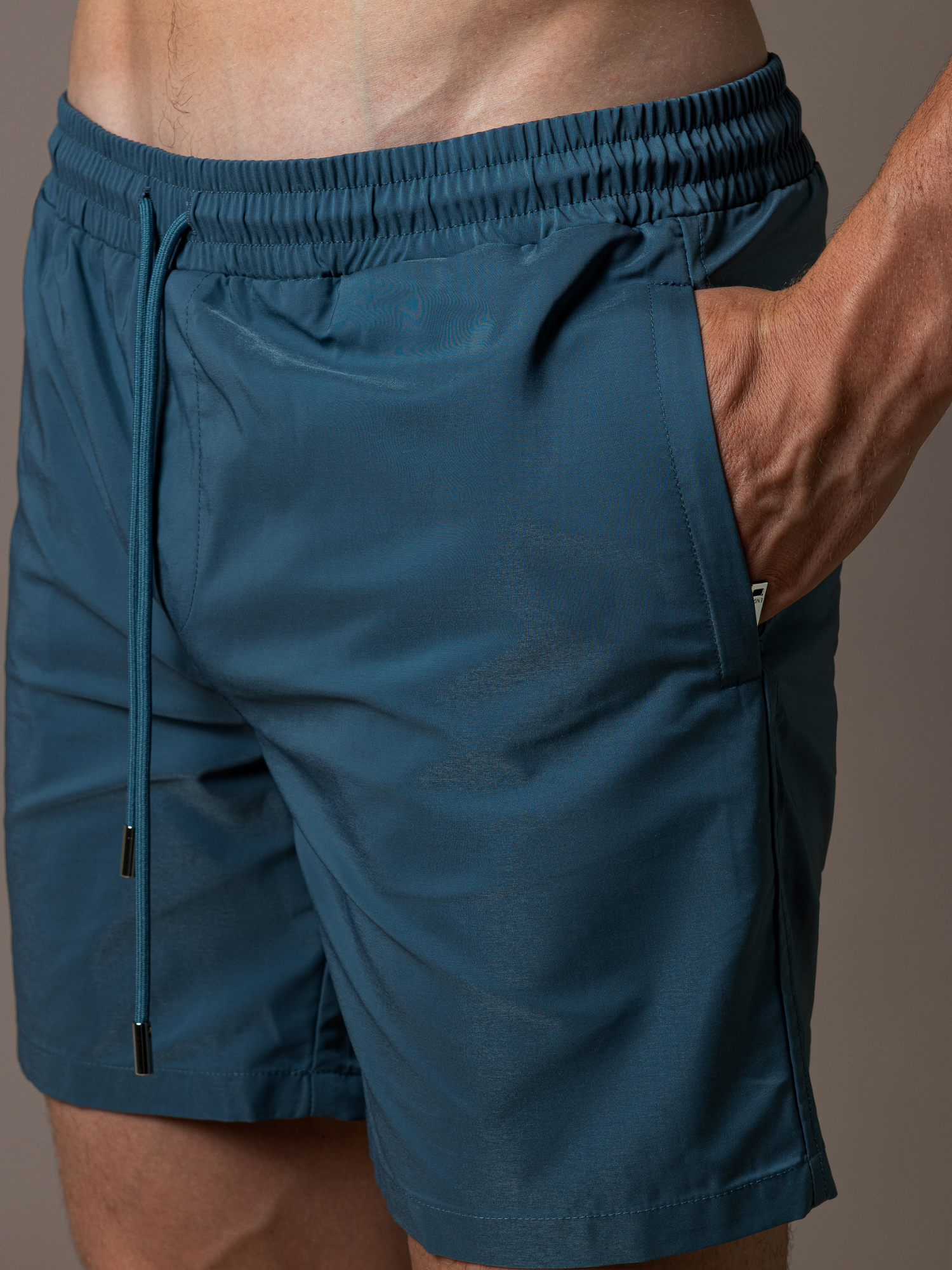 Zip Swim Short - Ocean Blue