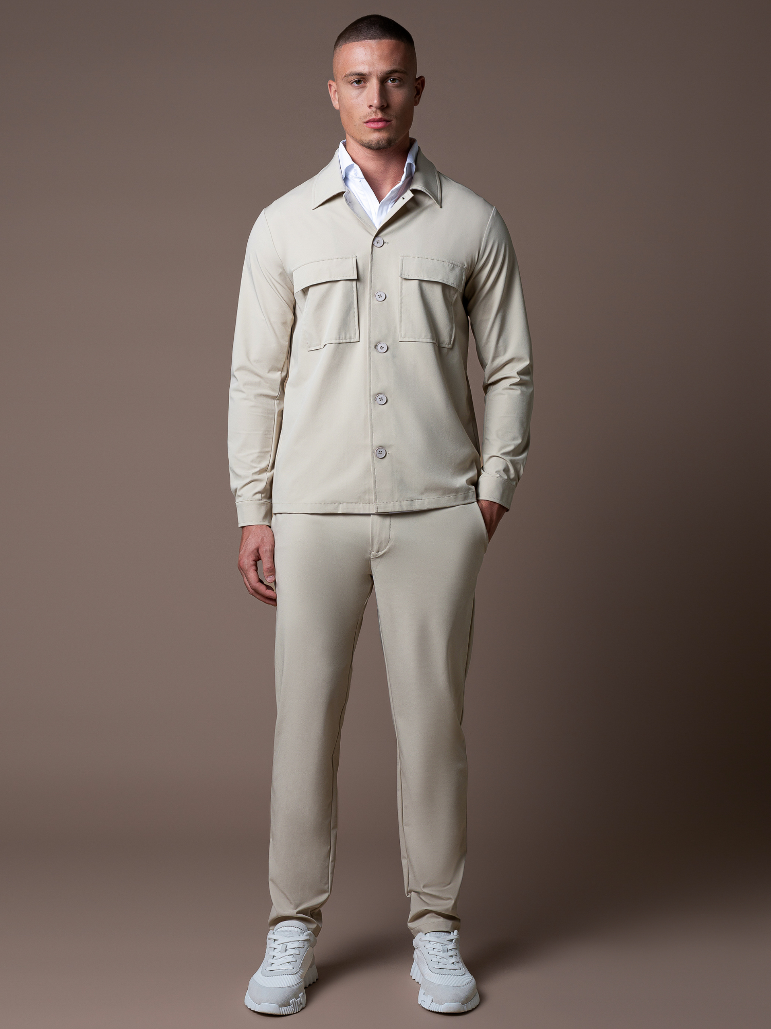Velo Utility Jacket - Beige
