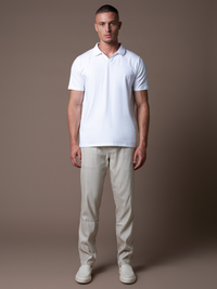 Linen Trousers - Beige