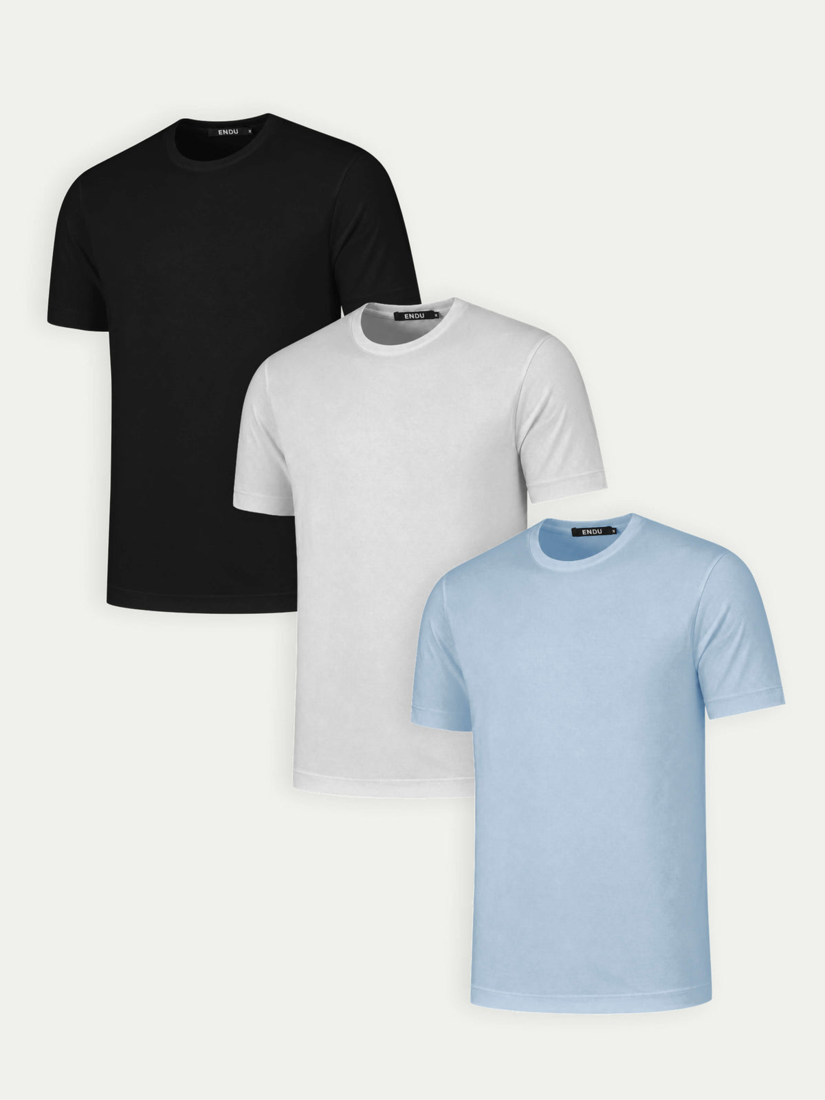 Essential Lux T-Shirt - Mixed 3 Pack - Soft Tones