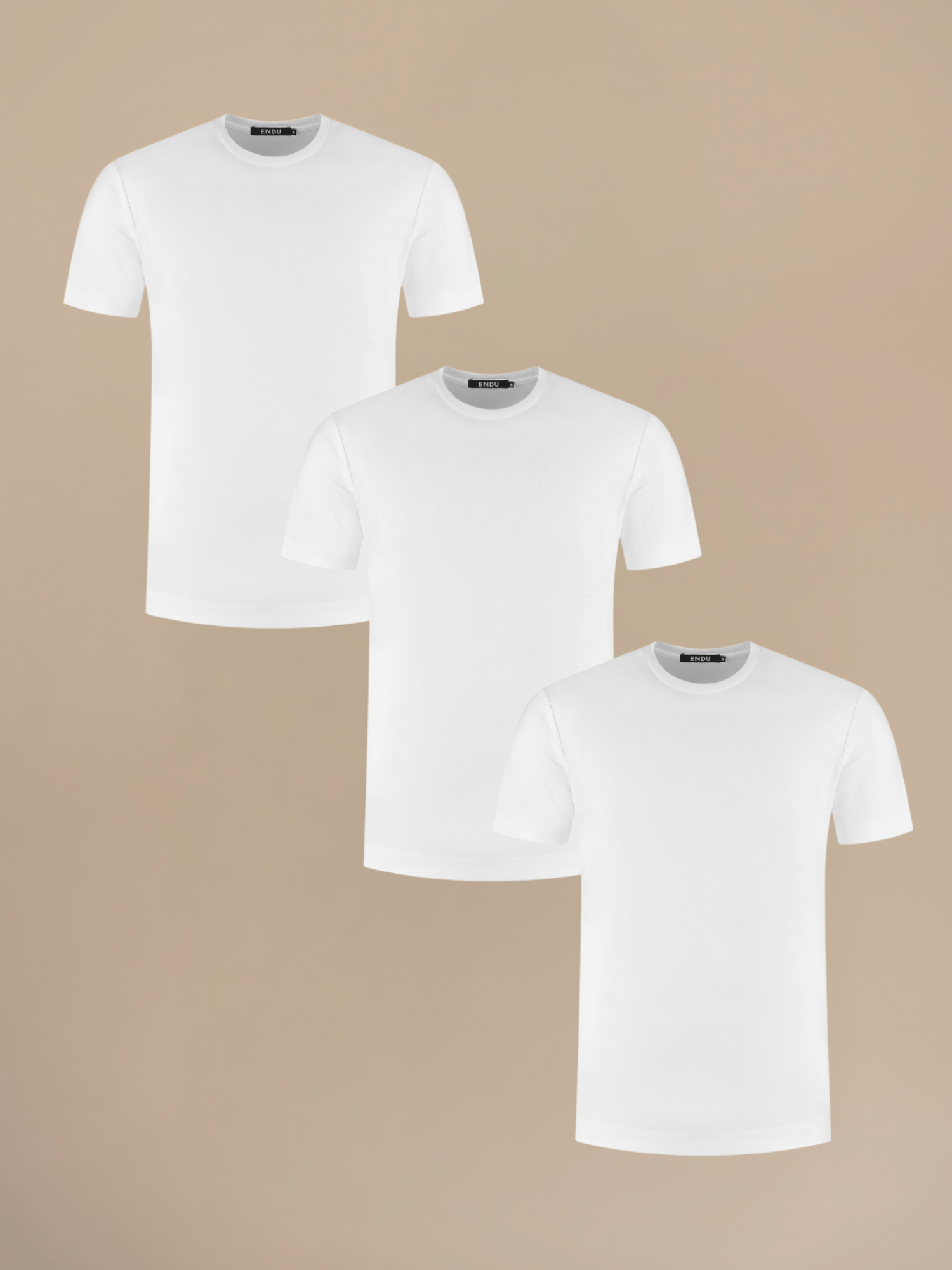 Essential Lux T-Shirt - 3 PACK - White