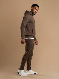 Essential Interlock Jogger - Brown