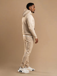 Essential Interlock Hoodie - Beige