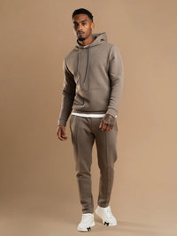Essential Interlock Jogger - Taupe
