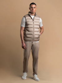 Tech Puffer Gilet - Beige