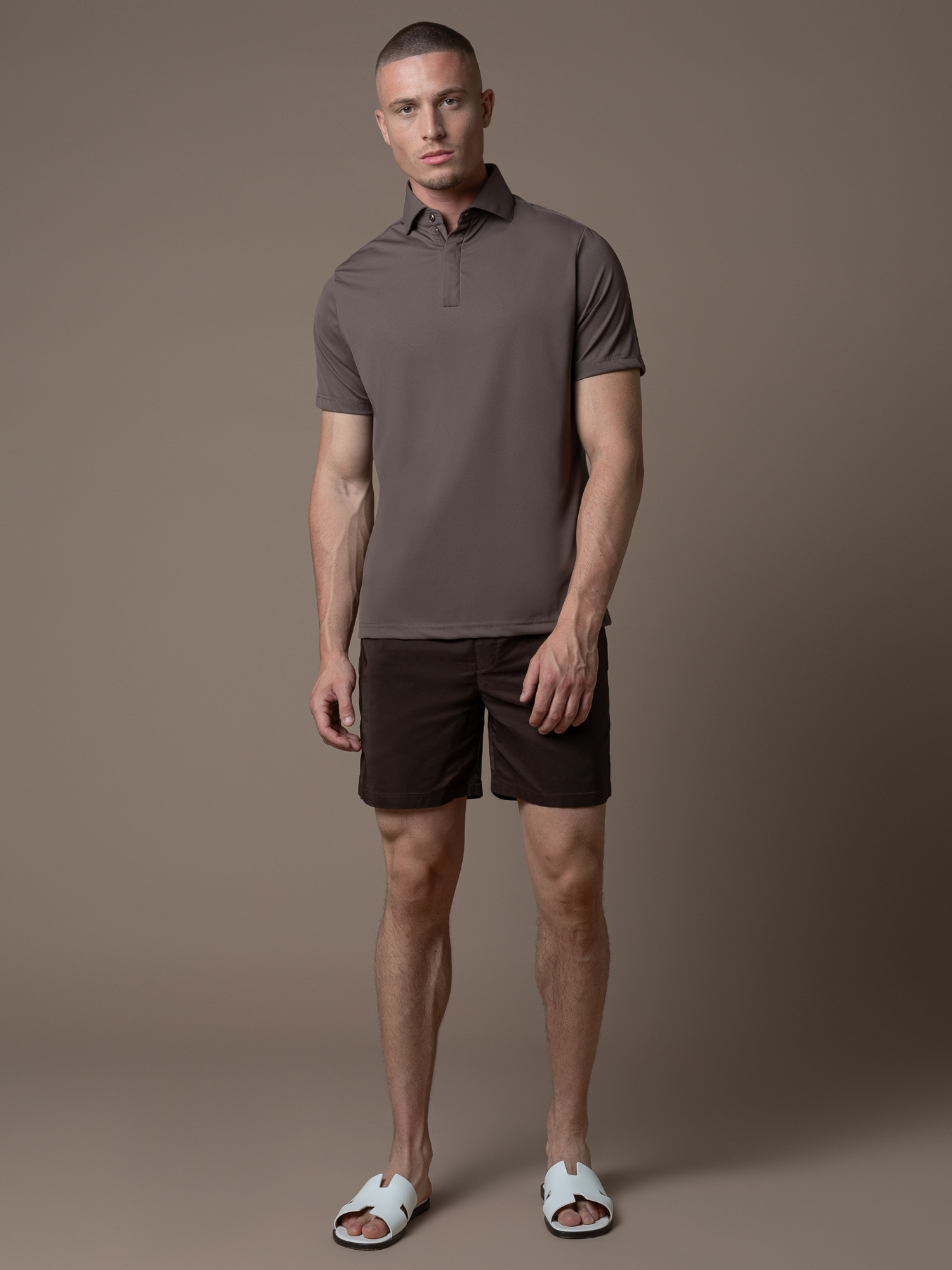Zip Swim Short - Espresso