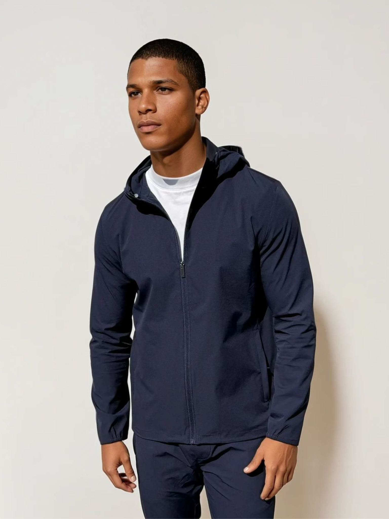Tech Windbreaker - Navy