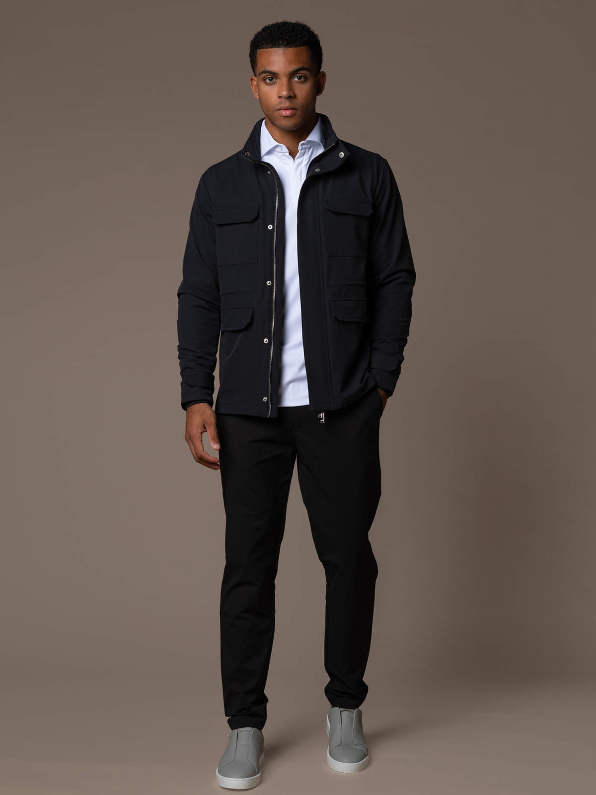 Tech Field Jacket - Black