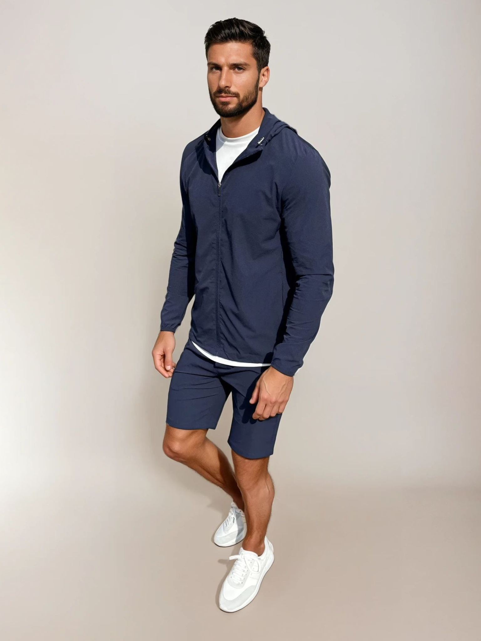 Tech Windbreaker Set - Navy