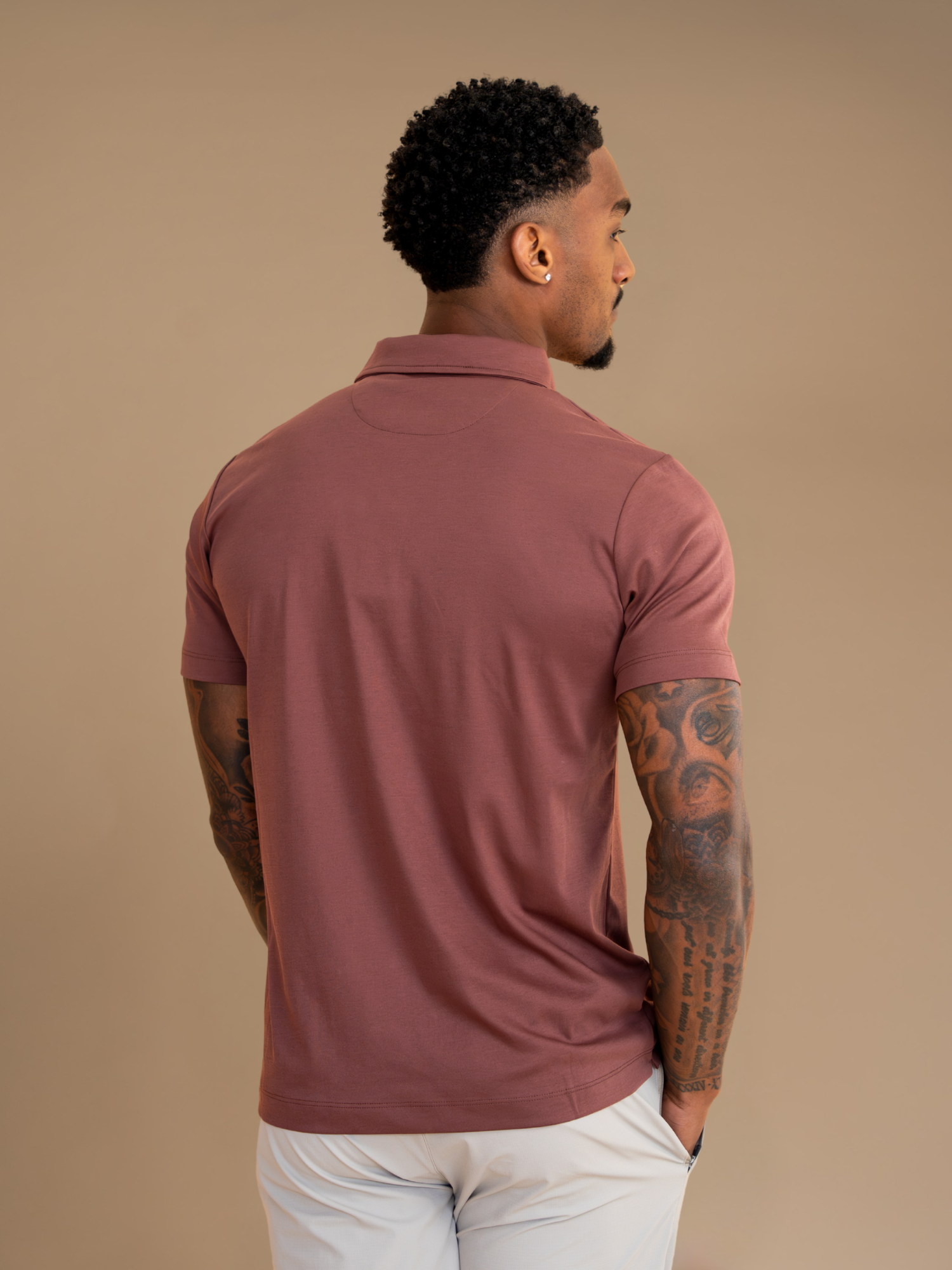 Lux Polo - Maroon