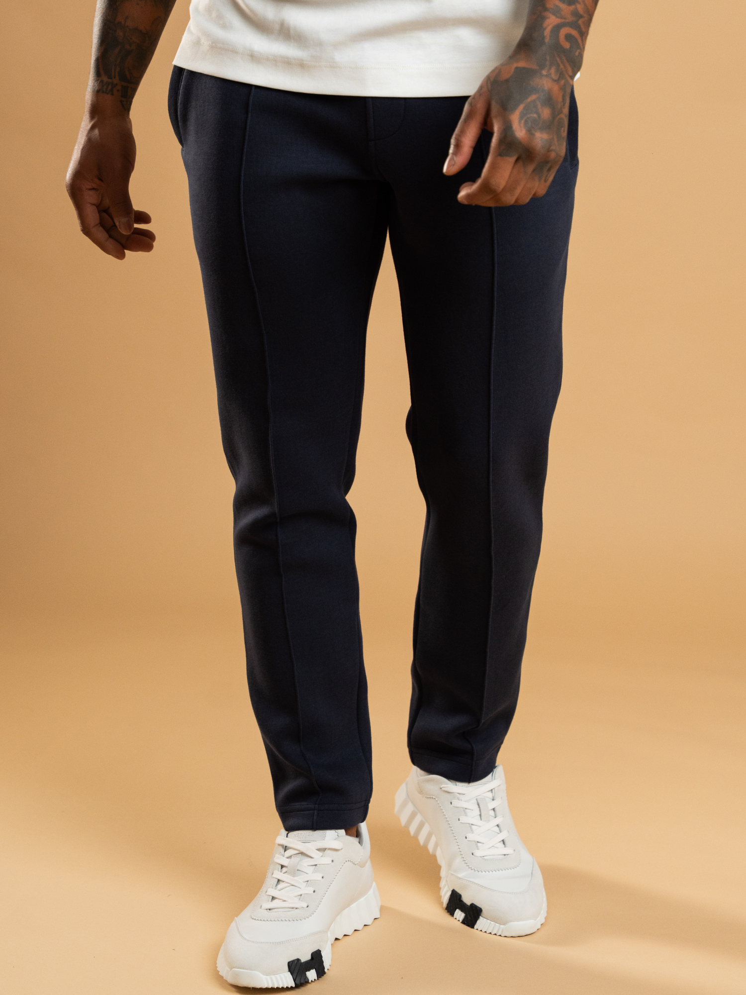 Essential Interlock Jogger - Navy