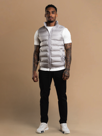 Tech Puffer Gilet - Grey