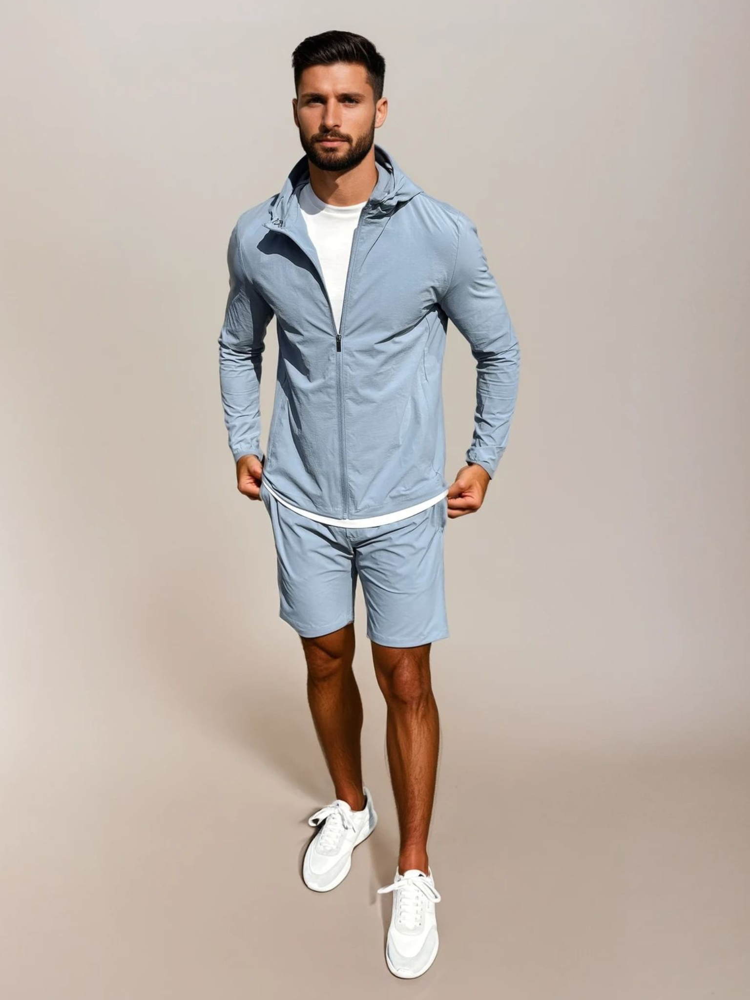 Tech Windbreaker Set - Ocean Blue
