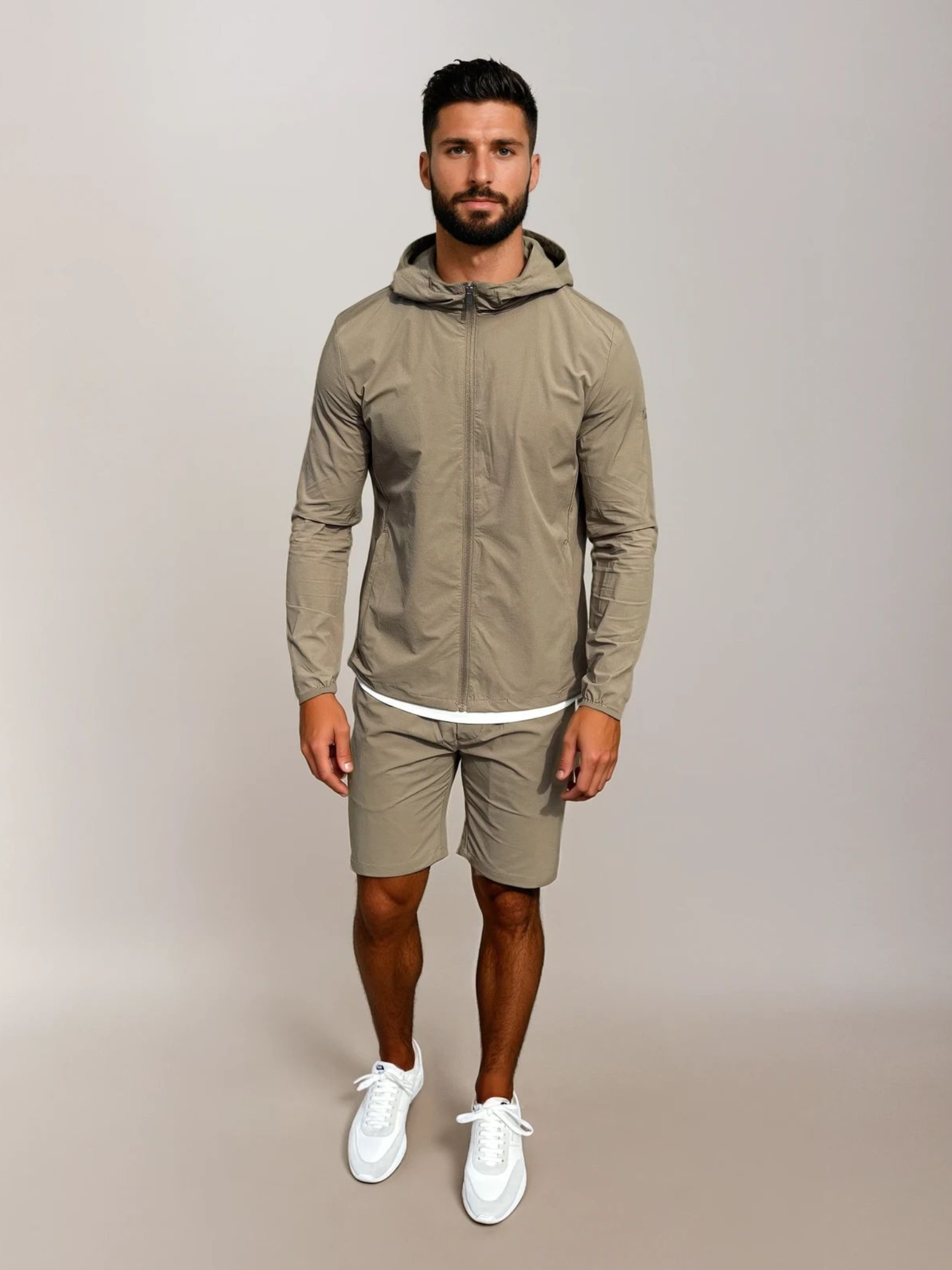 Tech Windbreaker Set - Mocca