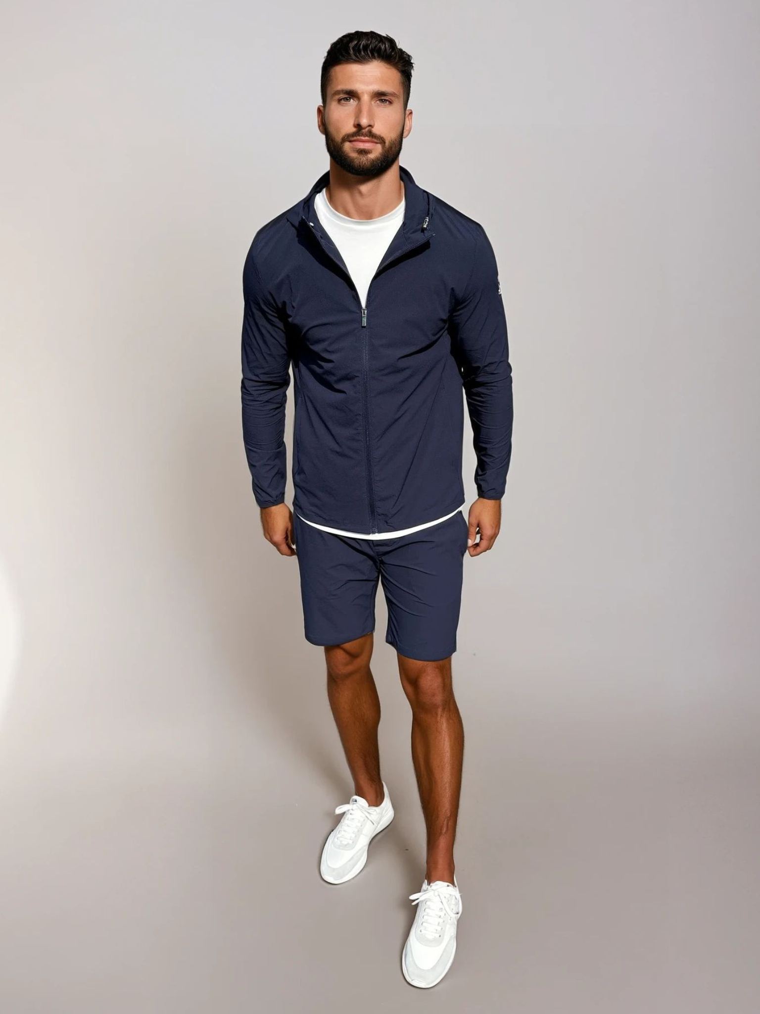 Tech Windbreaker Set - Navy