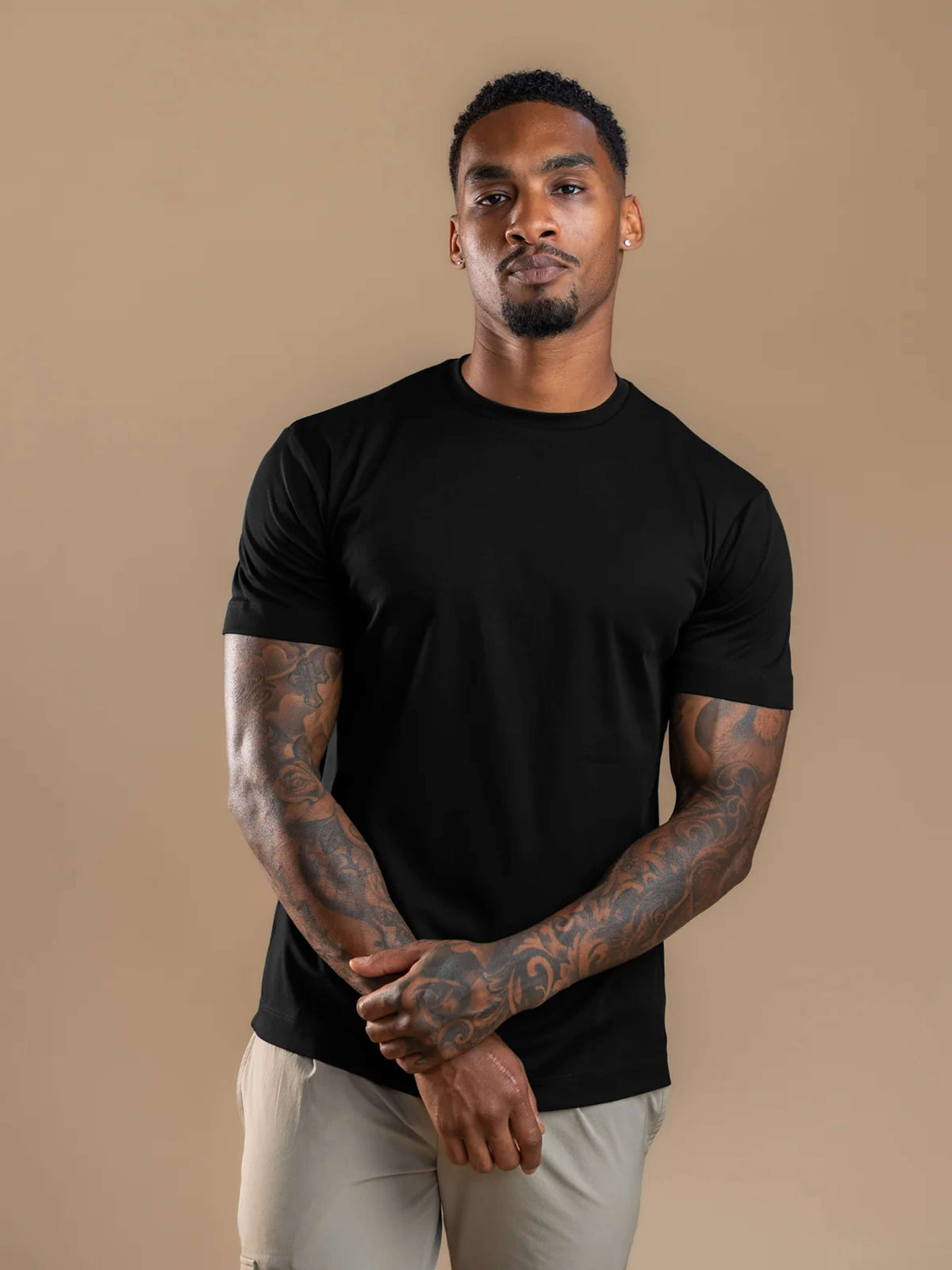 Essential Lux T-Shirt - Mixed 3 Pack - Black