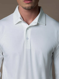 Lux Longsleeve Polo - Mixed 3 Pack - White