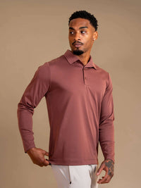 Lux Longsleeve Polo - Mixed 3 Pack - Warm Tones