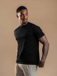 Essential Lux T-Shirt - Mixed 3 Pack - Black